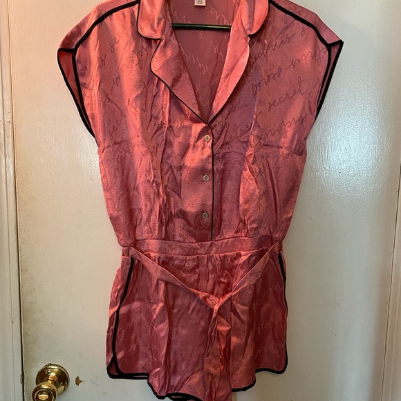 Victoria Secret Satin Romper - Pink - Picture 2 of 5
